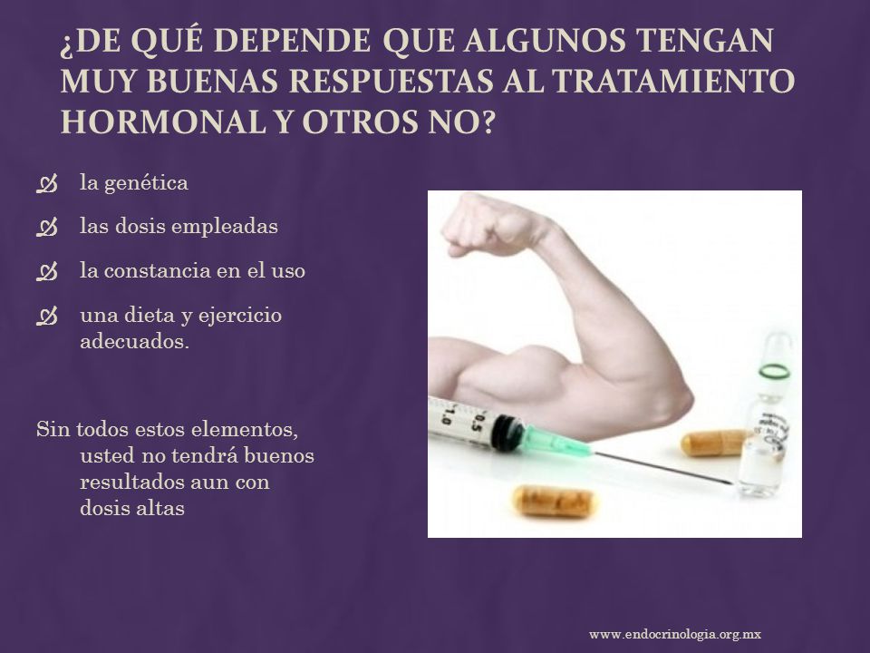 ¿De qué depende que algunos tengan muy buenas respuestas al tratamiento hormonal y otros no