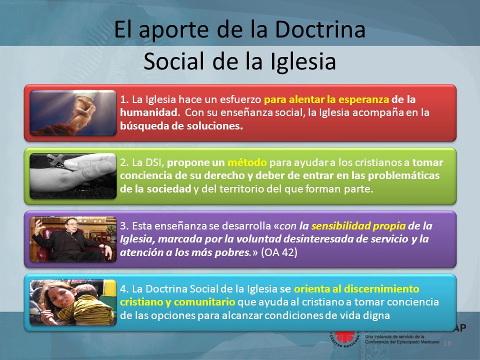 El aporte de la Doctrina Social de la Iglesia