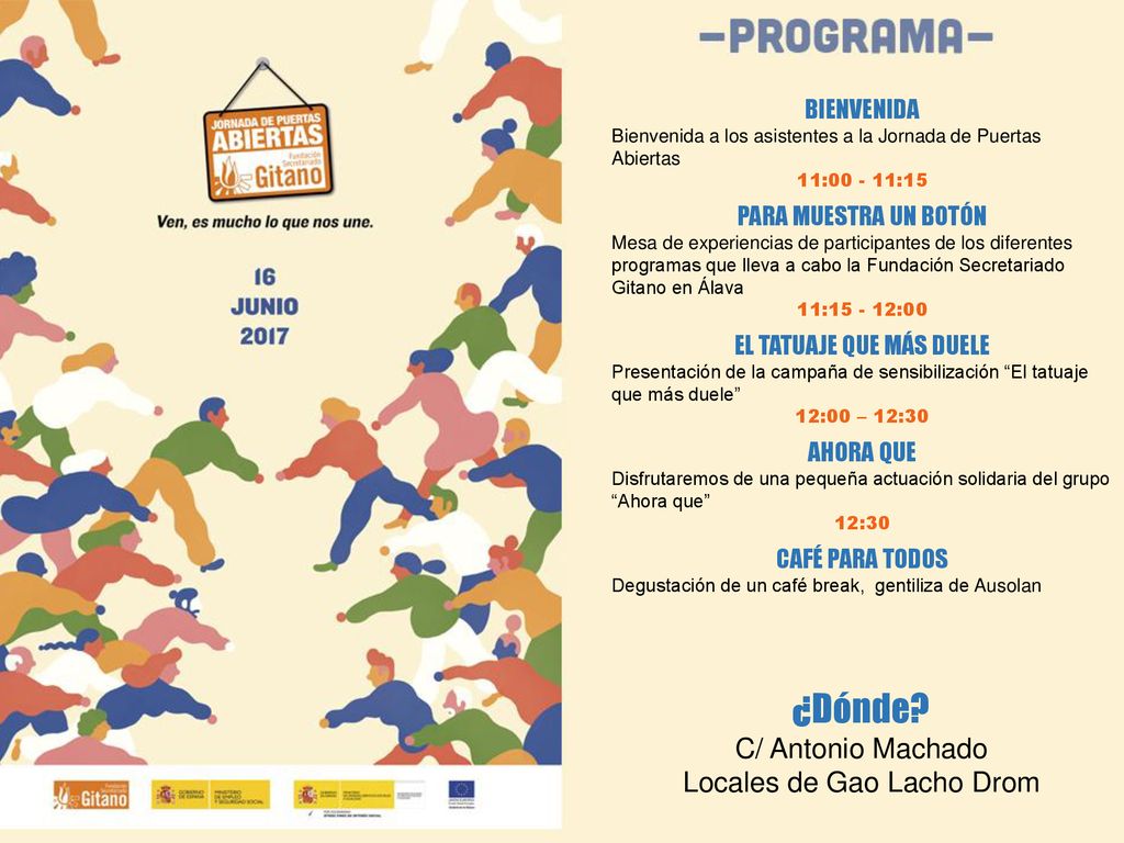 ¿Dónde C/ Antonio Machado Locales de Gao Lacho Drom BIENVENIDA