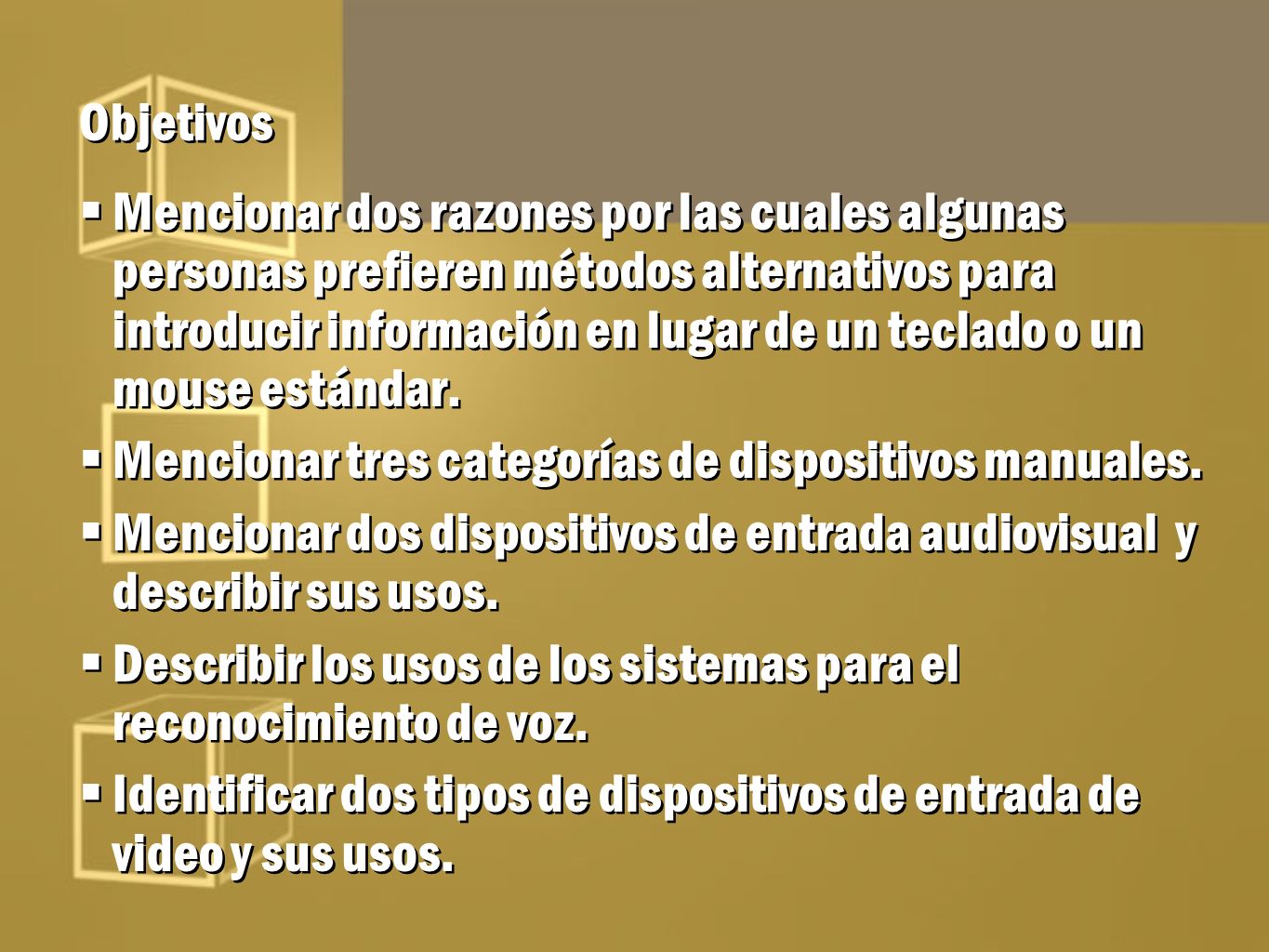Objetivos