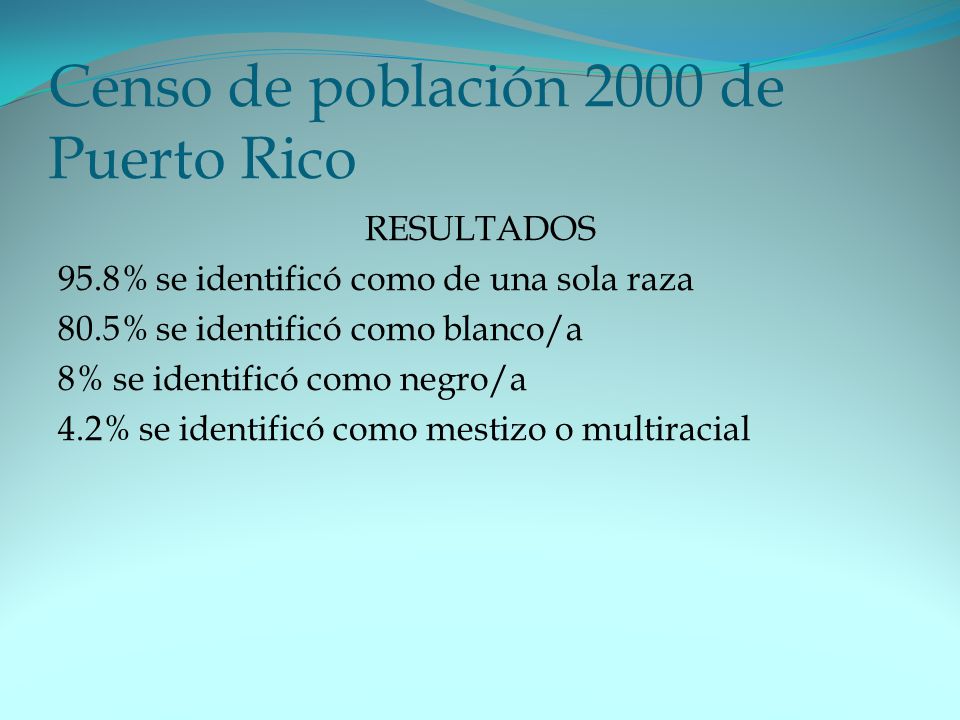 Censo de población 2000 de Puerto Rico