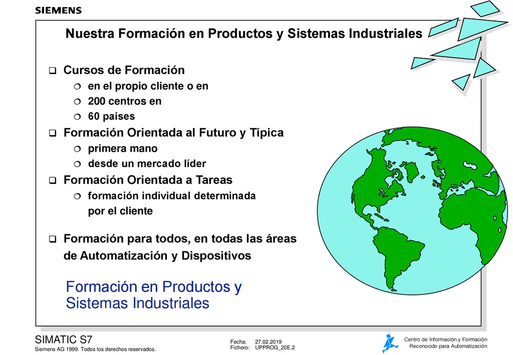 Nuestra Formación en Productos y Sistemas Industriales