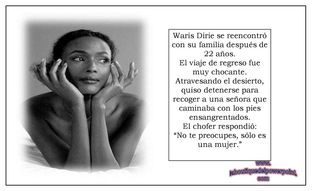 Waris Dirie se reencontró con su familia después de 22 años.