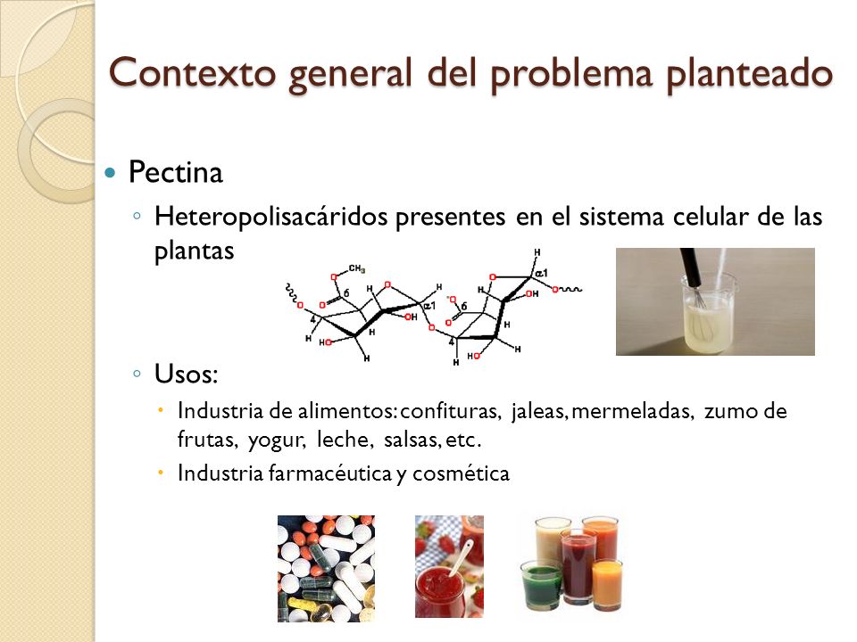 Contexto general del problema planteado