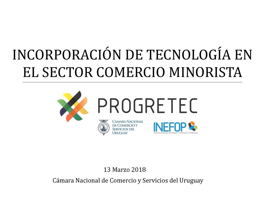 INCORPORACIÓN DE TECNOLOGÍA EN EL SECTOR COMERCIO MINORISTA