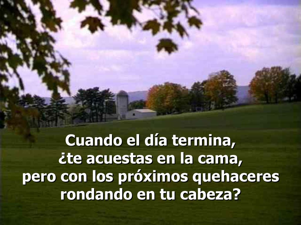 Cuando el día termina, ¿te acuestas en la cama, pero con los próximos quehaceres rondando en tu cabeza