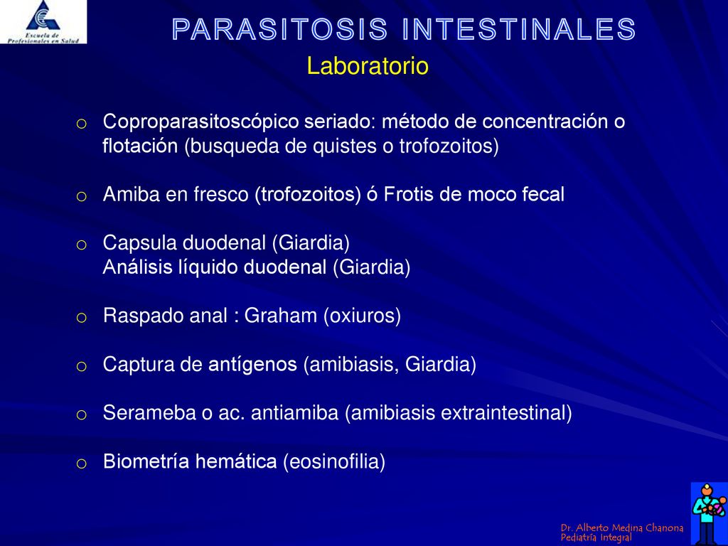 Laboratorio Coproparasitoscópico seriado: método de concentración o flotación (busqueda de quistes o trofozoitos)