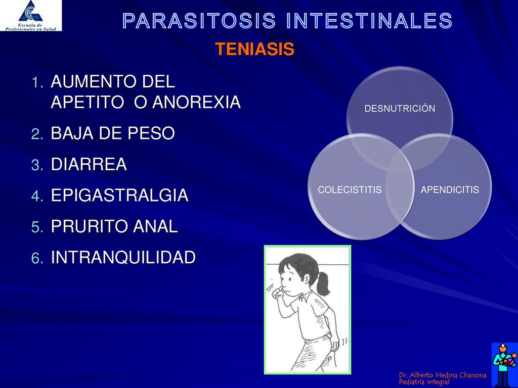 AUMENTO DEL APETITO O ANOREXIA BAJA DE PESO DIARREA EPIGASTRALGIA