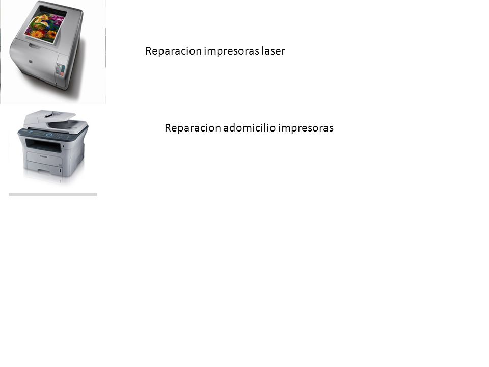 Reparacion impresoras laser