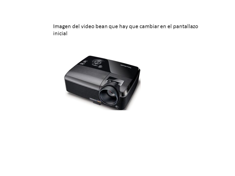 Imagen del video bean que hay que cambiar en el pantallazo