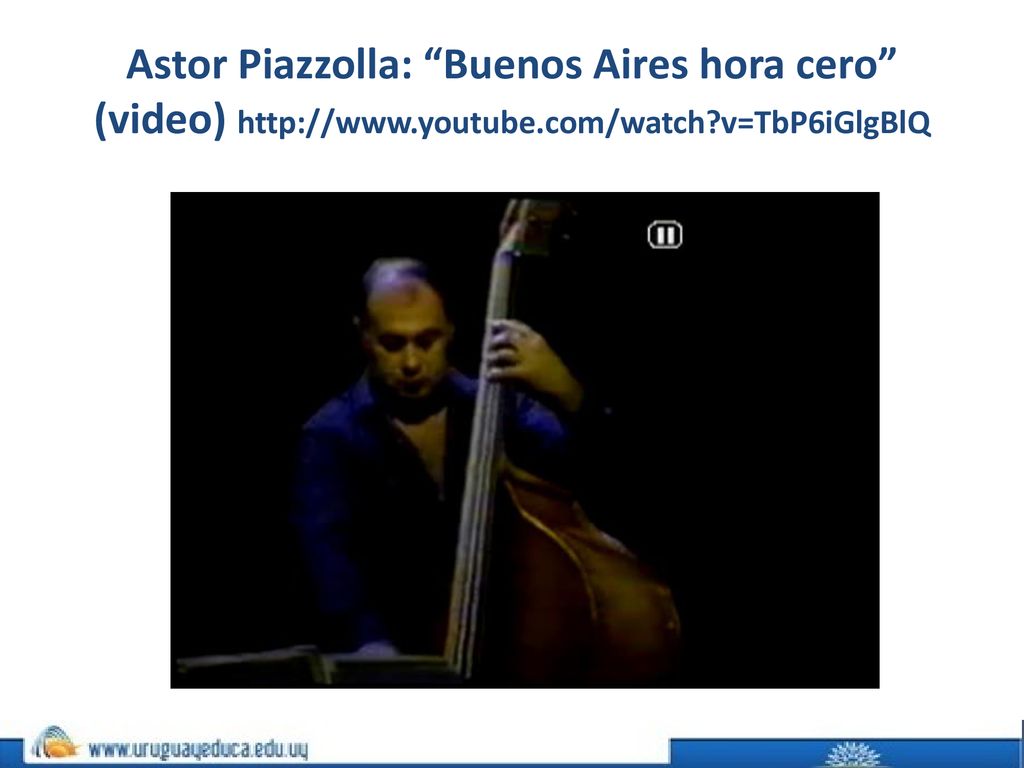 Astor Piazzolla: Buenos Aires hora cero (video)   youtube