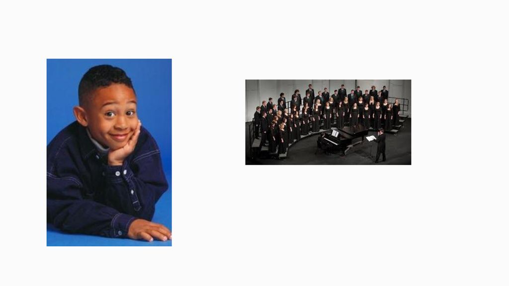 Sebastián fue a su ensayo de coro después de la escuela