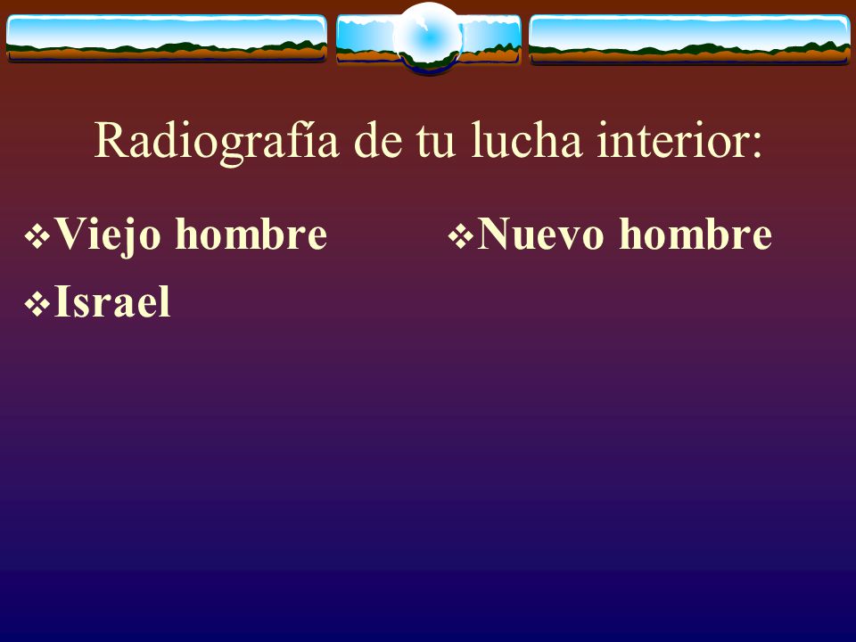 Radiografía de tu lucha interior: