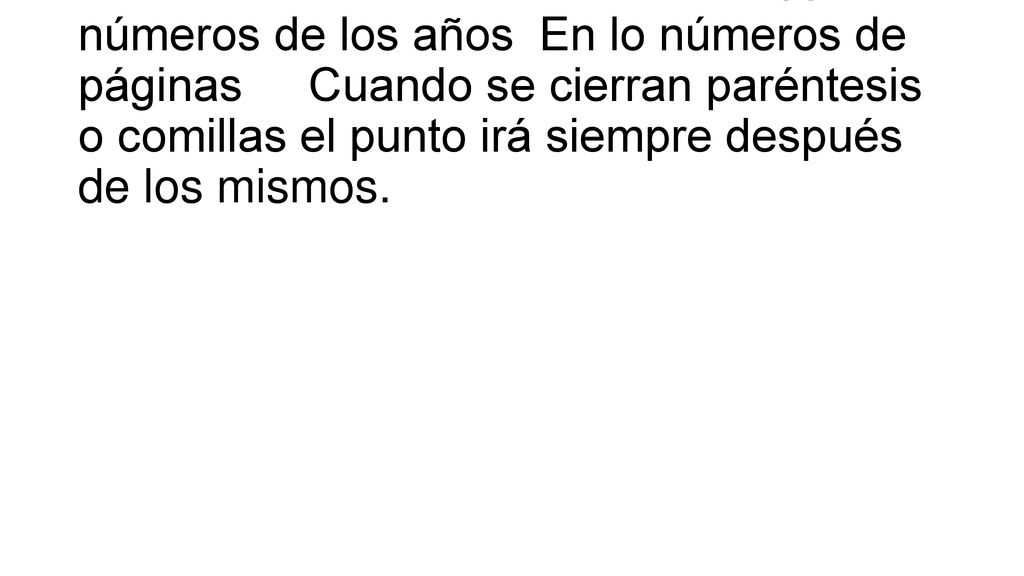 En los números de teléfono. En los números de los años