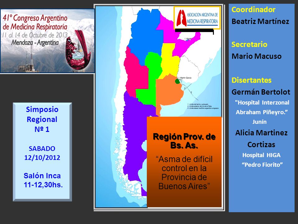 Asma de difícil control en la Provincia de Buenos Aires