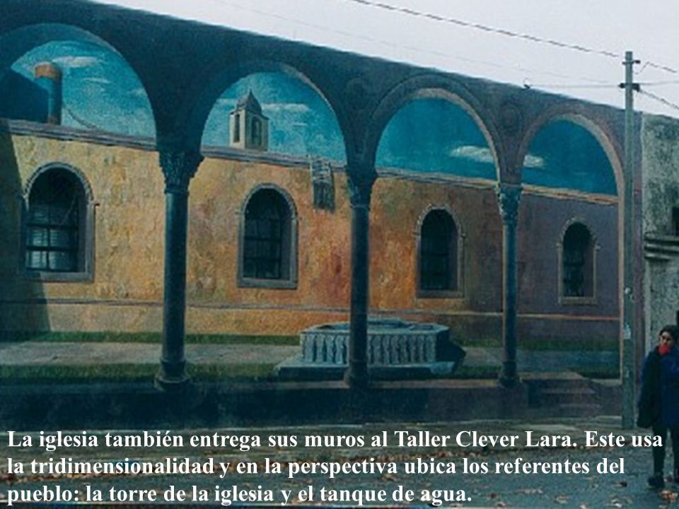 La iglesia también entrega sus muros al Taller Clever Lara