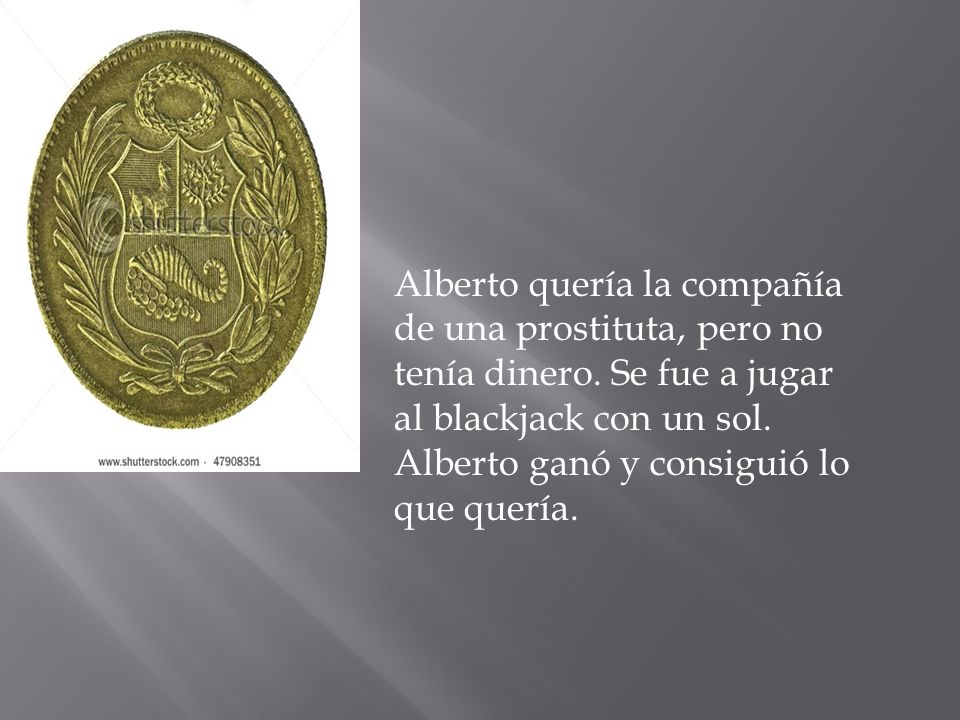 Alberto quería la compañía de una prostituta, pero no tenía dinero