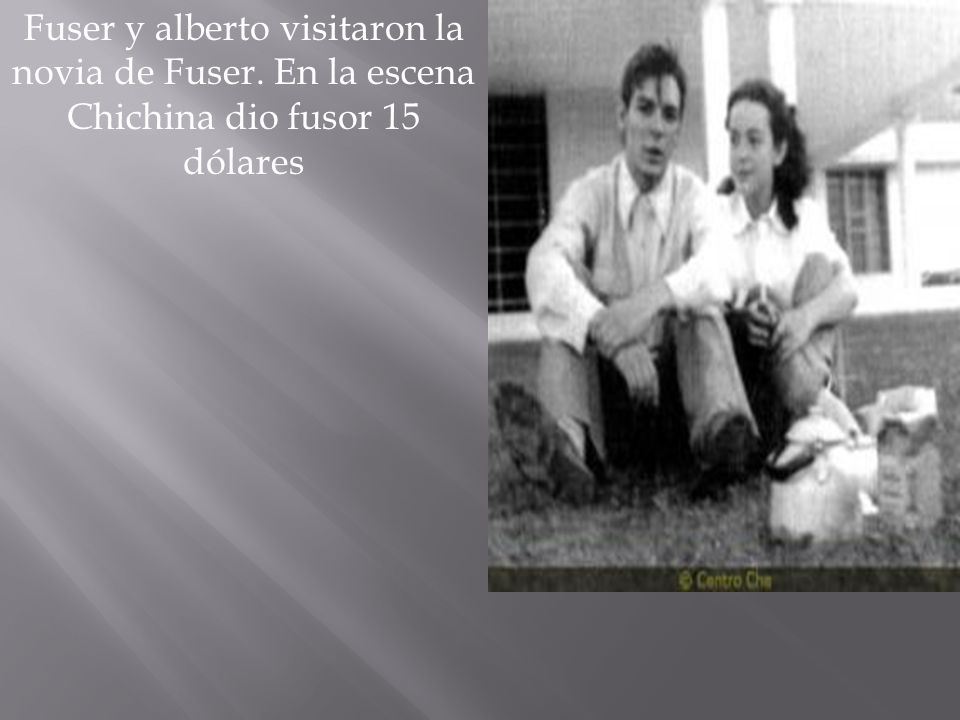 Fuser y alberto visitaron la novia de Fuser