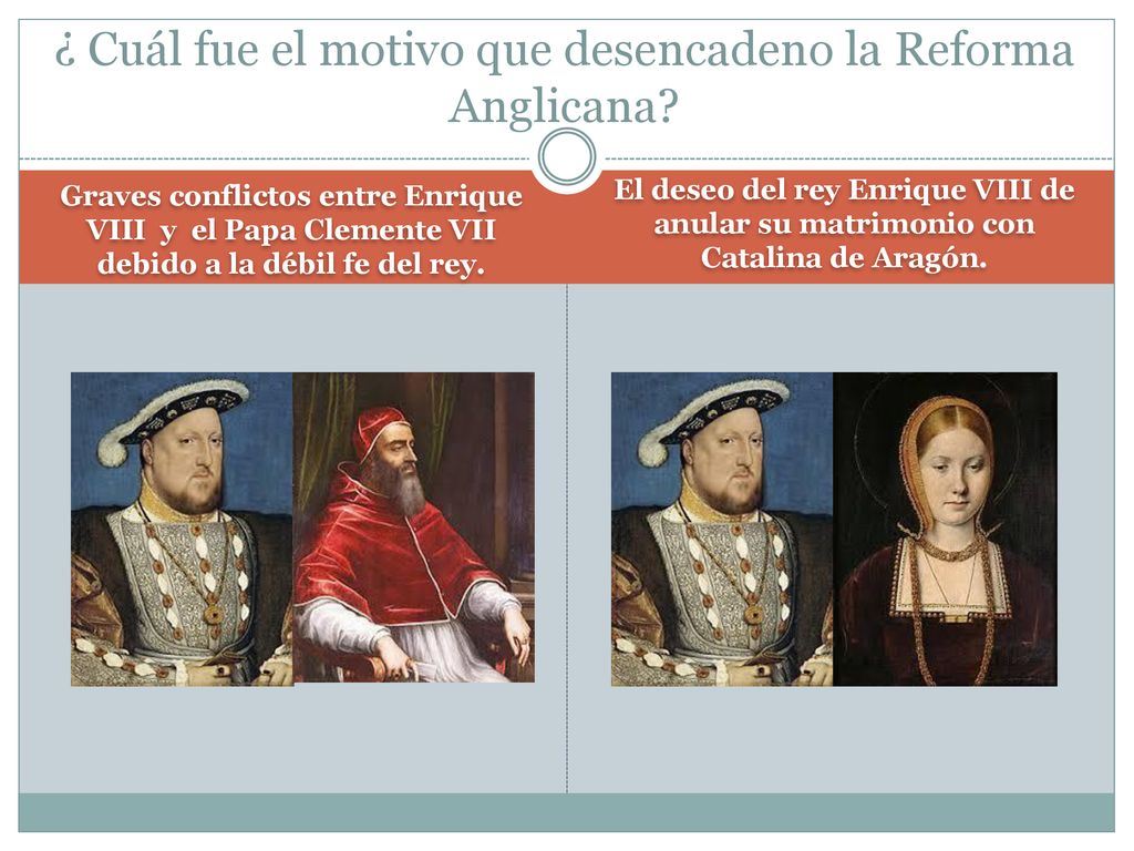 ¿ Cuál fue el motivo que desencadeno la Reforma Anglicana