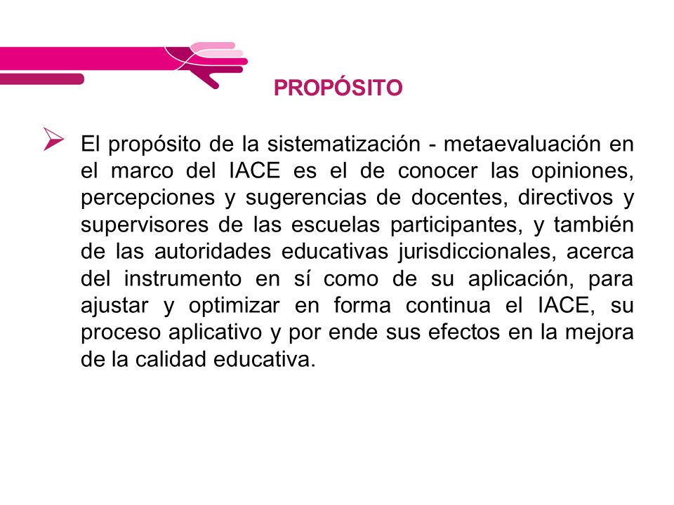 PROPÓSITO