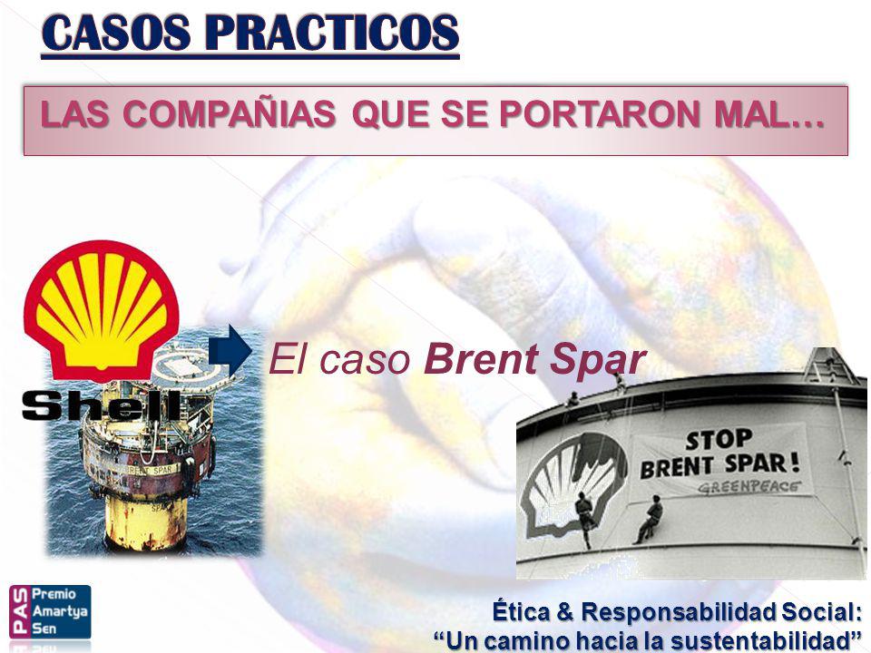 CASOS PRACTICOS El caso Brent Spar LAS COMPAÑIAS QUE SE PORTARON MAL…