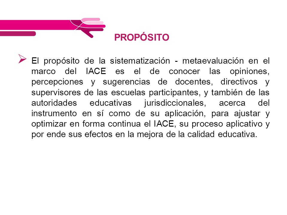 PROPÓSITO