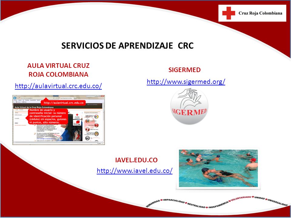 AULA VIRTUAL CRUZ ROJA COLOMBIANA