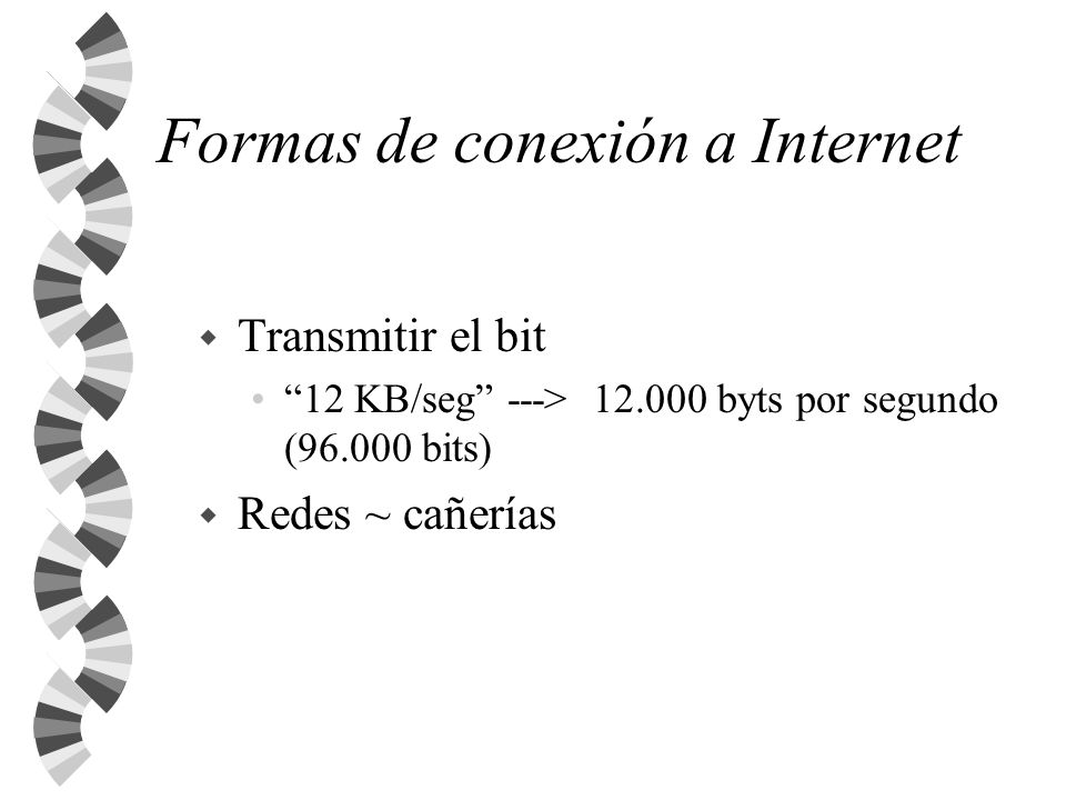 Formas de conexión a Internet