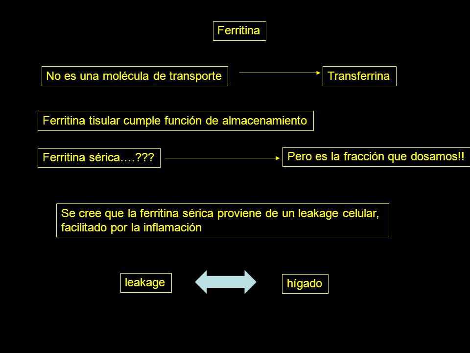 Ferritina No es una molécula de transporte. Transferrina. Ferritina tisular cumple función de almacenamiento.