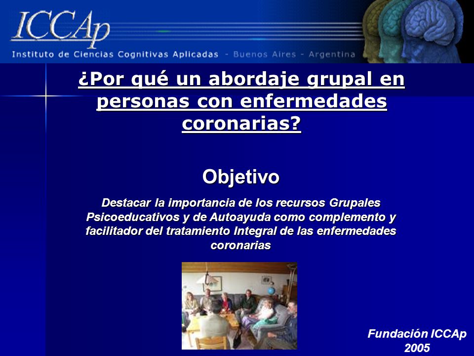 ¿Por qué un abordaje grupal en personas con enfermedades coronarias