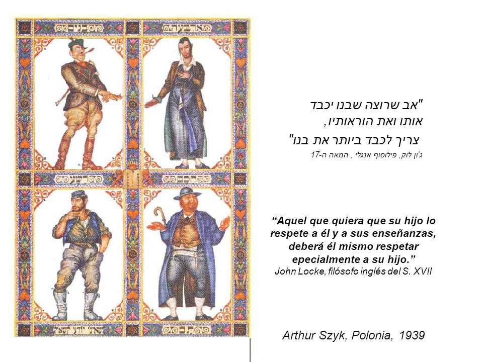 אב שרוצה שבנו יכבד אותו ואת הוראותיו, צריך לכבד ביותר את בנו