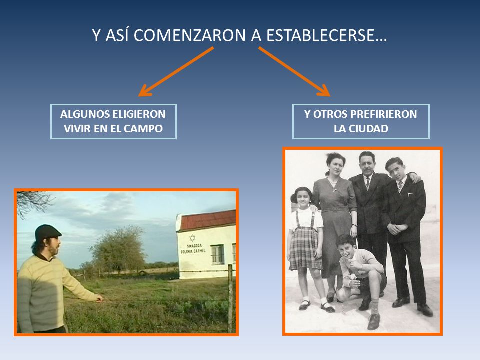 ALGUNOS ELIGIERON VIVIR EN EL CAMPO