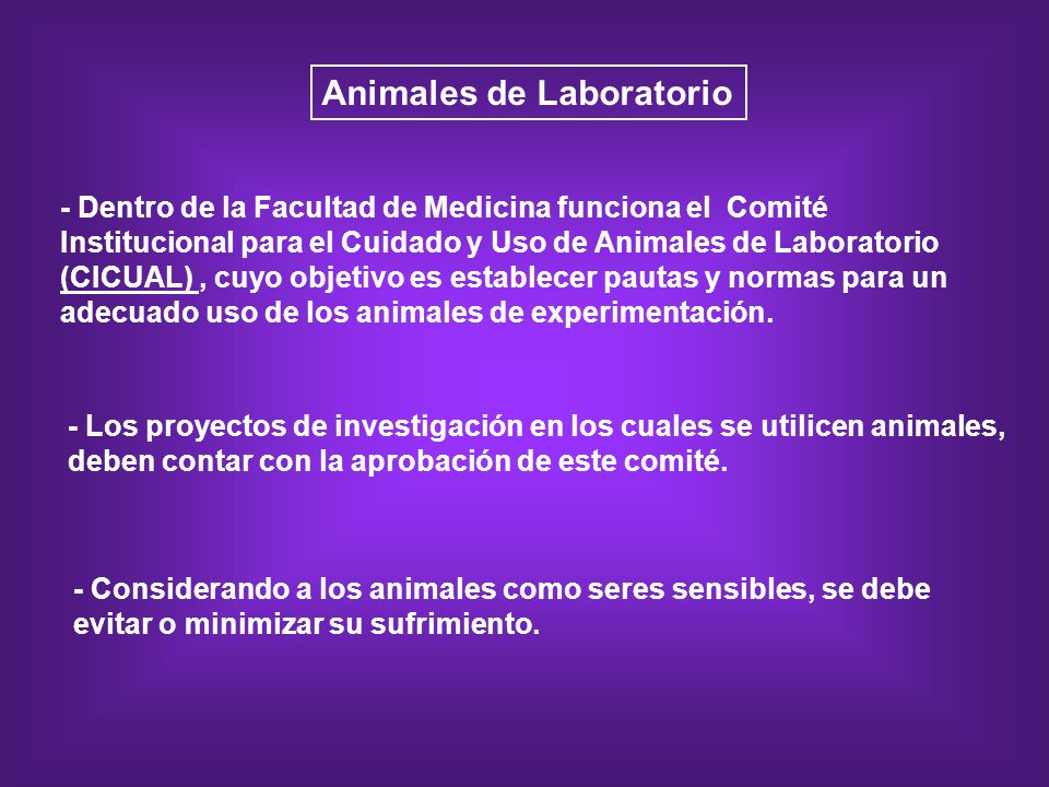 Animales de Laboratorio
