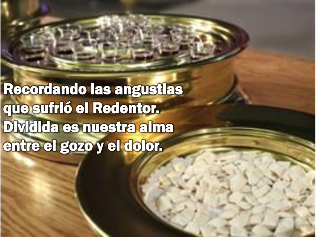 Recordando las angustias que sufrió el Redentor