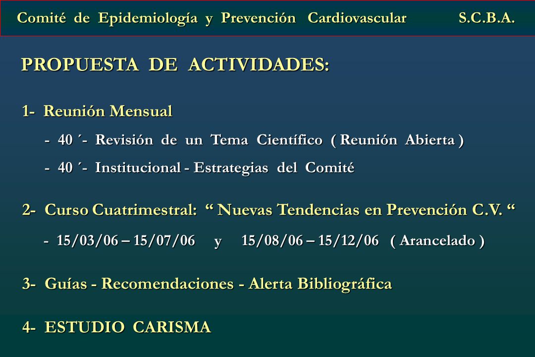 PROPUESTA DE ACTIVIDADES: