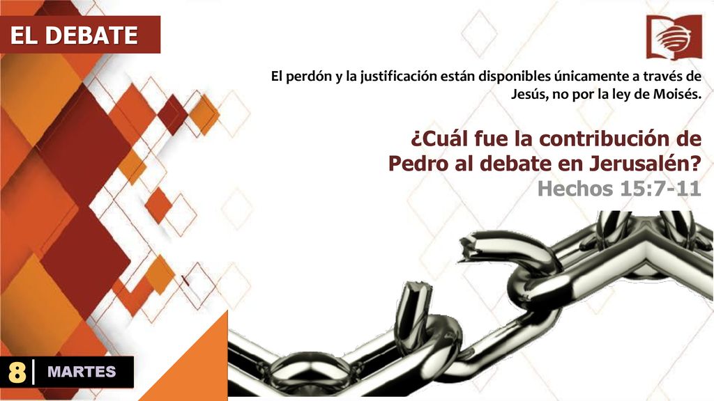 8 EL DEBATE ¿Cuál fue la contribución de Pedro al debate en Jerusalén
