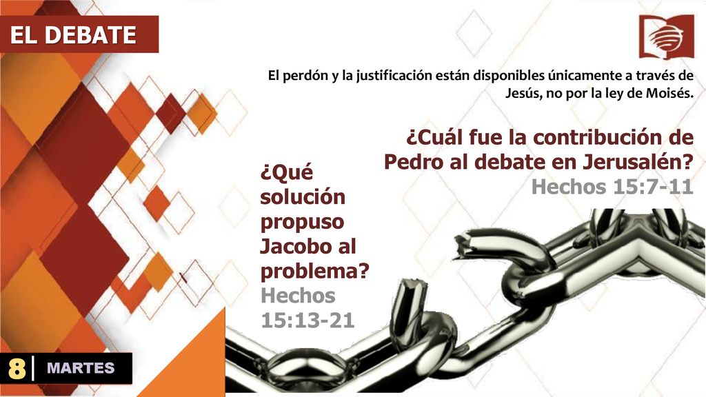 8 EL DEBATE ¿Cuál fue la contribución de Pedro al debate en Jerusalén