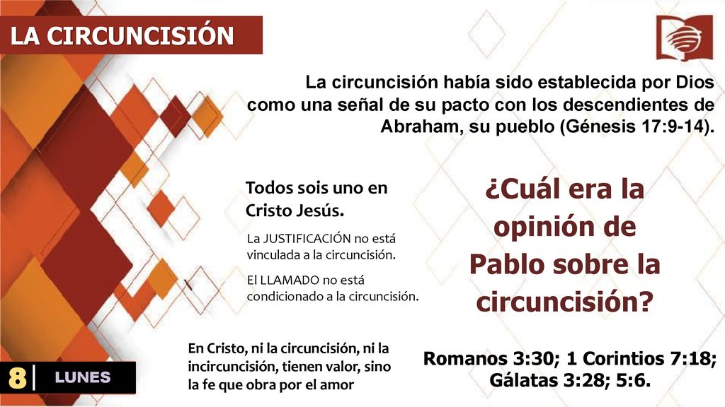 8 ¿Cuál era la opinión de Pablo sobre la circuncisión LA CIRCUNCISIÓN