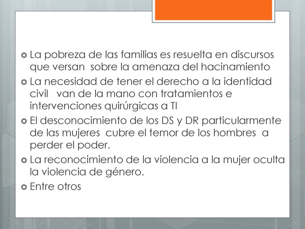 La pobreza de las familias es resuelta en discursos que versan sobre la amenaza del hacinamiento