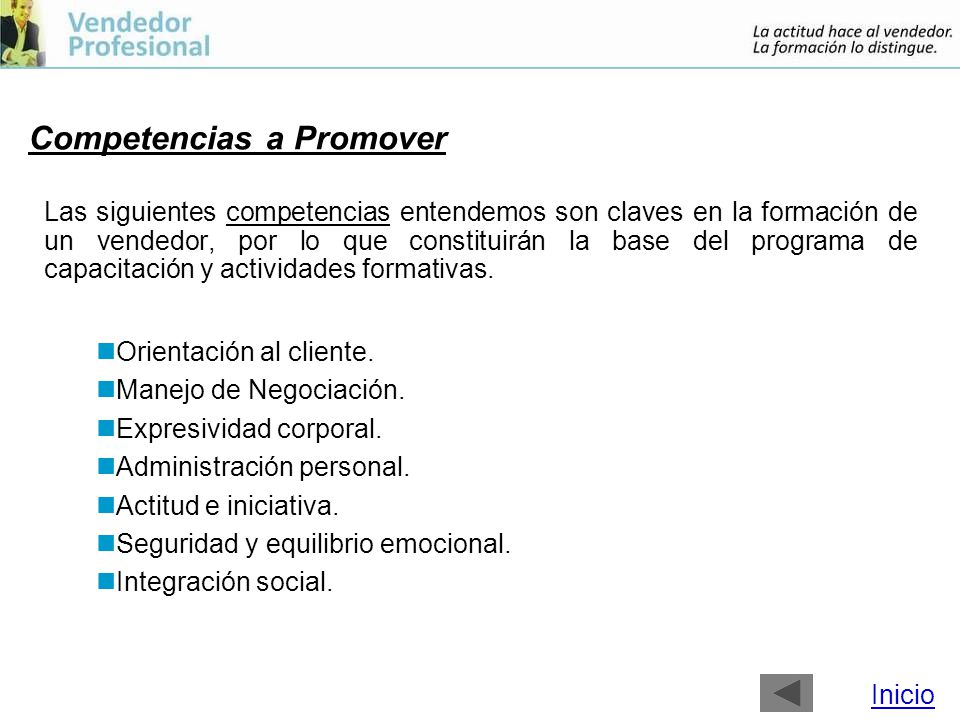 Competencias a Promover