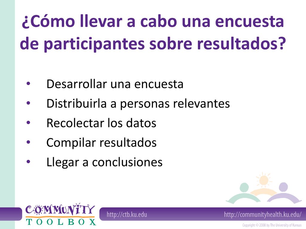 ¿Cómo llevar a cabo una encuesta de participantes sobre resultados