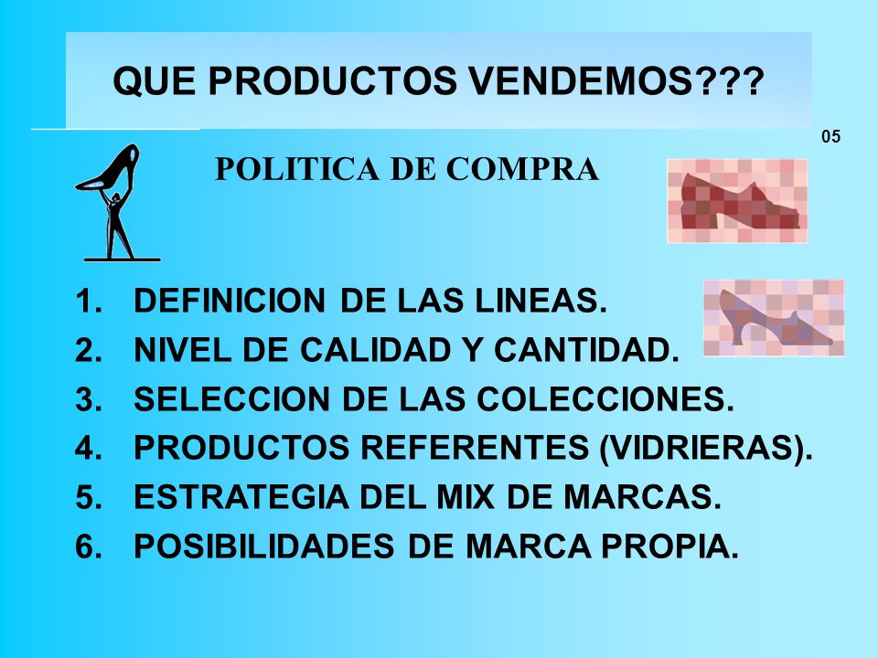 QUE PRODUCTOS VENDEMOS