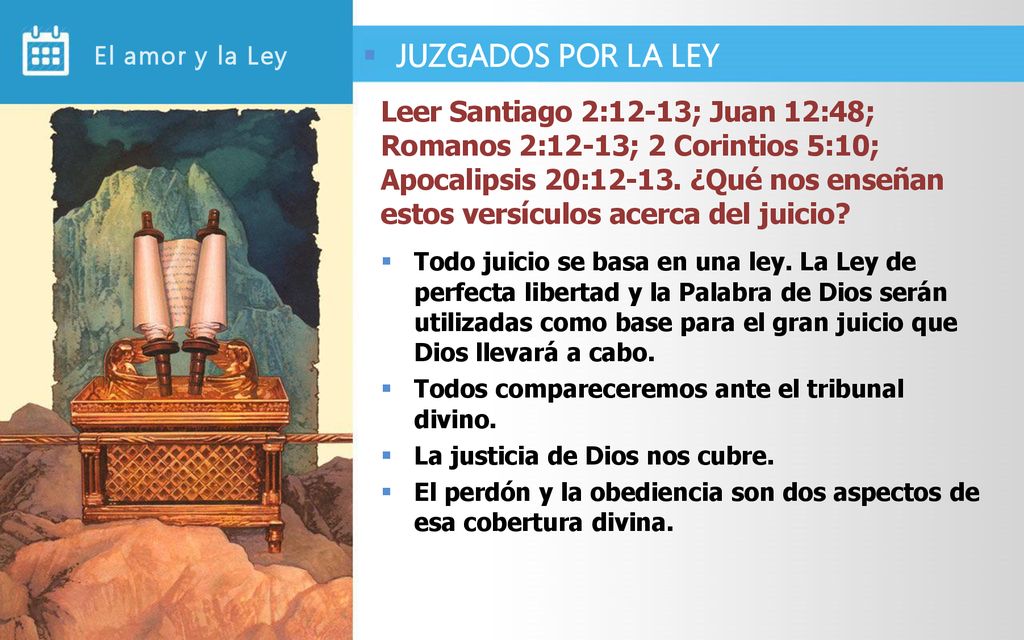 El amor y la Ley JUZGADOS POR LA LEY.