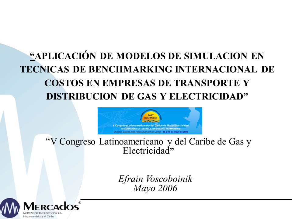 V Congreso Latinoamericano y del Caribe de Gas y Electricidad