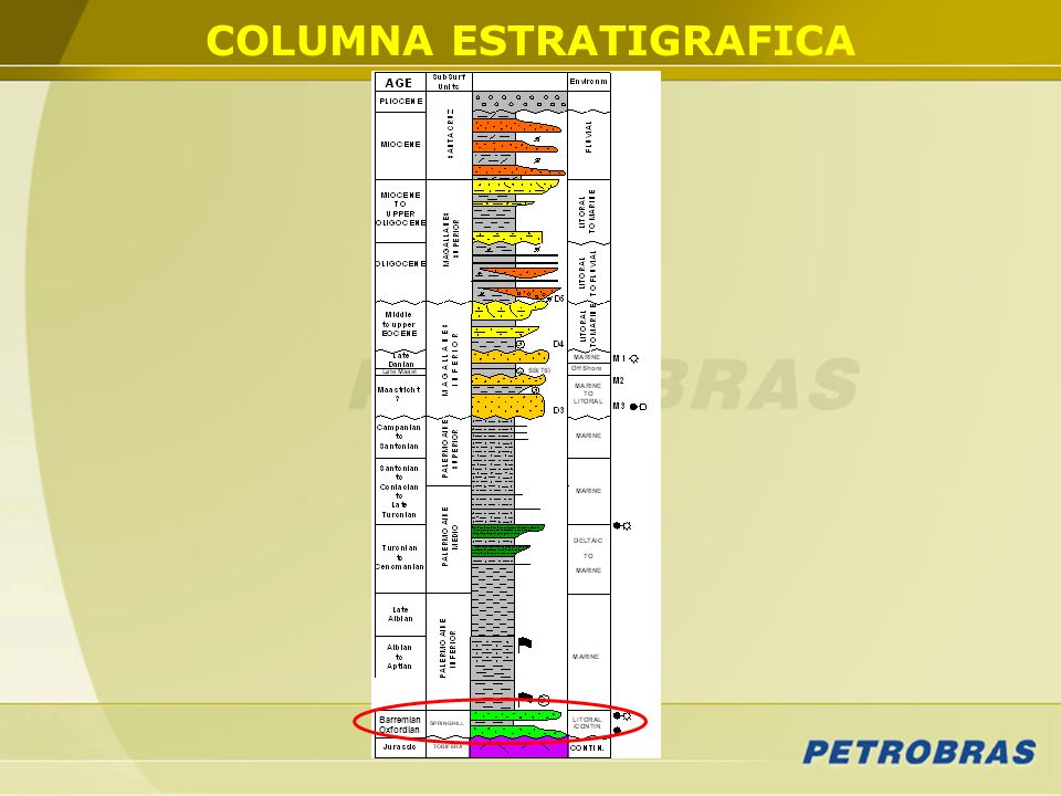 COLUMNA ESTRATIGRAFICA