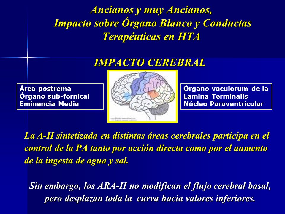 Ancianos y muy Ancianos, Impacto sobre Órgano Blanco y Conductas Terapéuticas en HTA