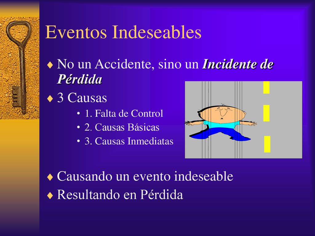 Eventos Indeseables No un Accidente, sino un Incidente de Pérdida