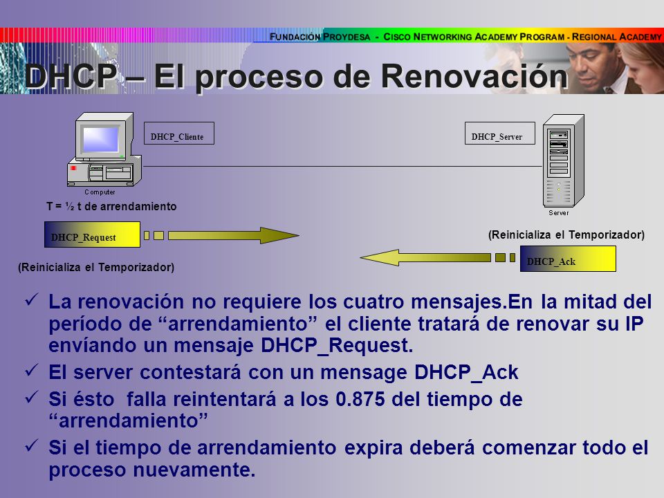 DHCP – El proceso de Renovación