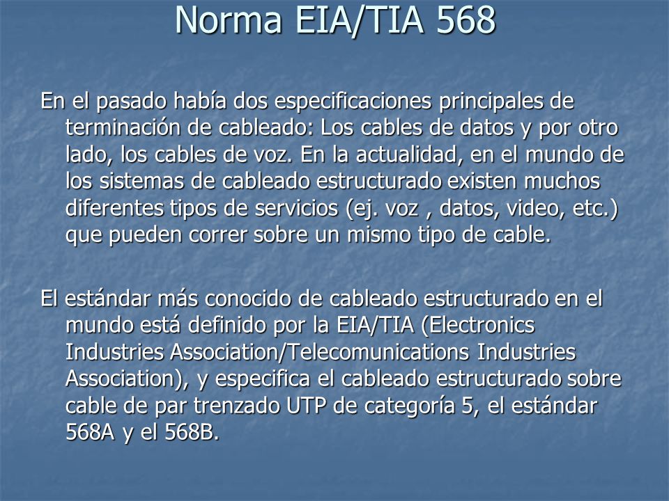 Norma EIA/TIA 568