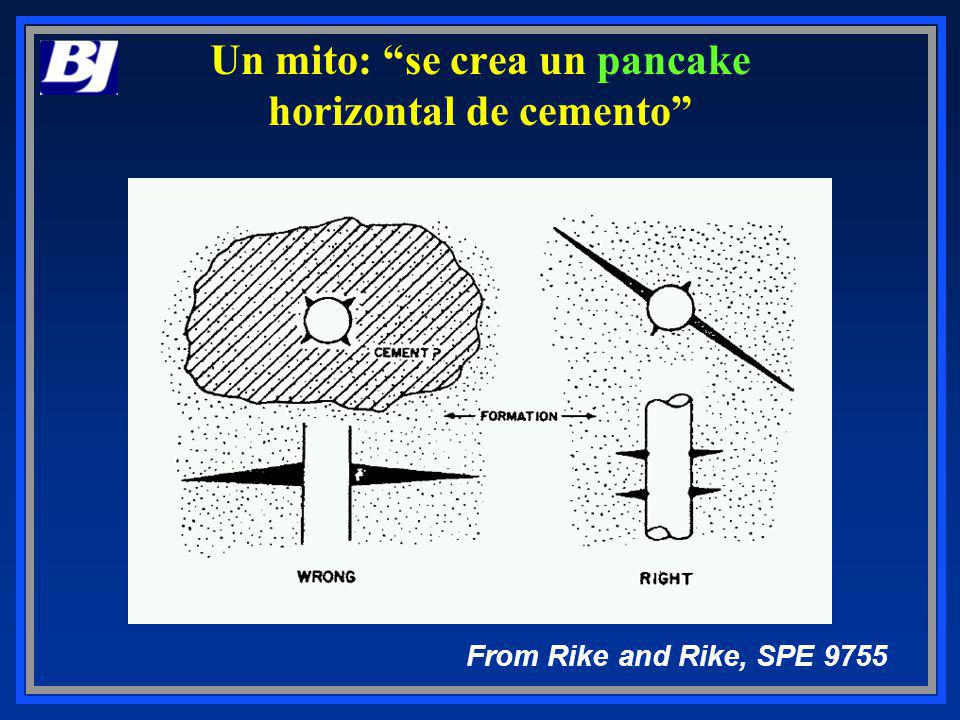 Un mito: se crea un pancake horizontal de cemento